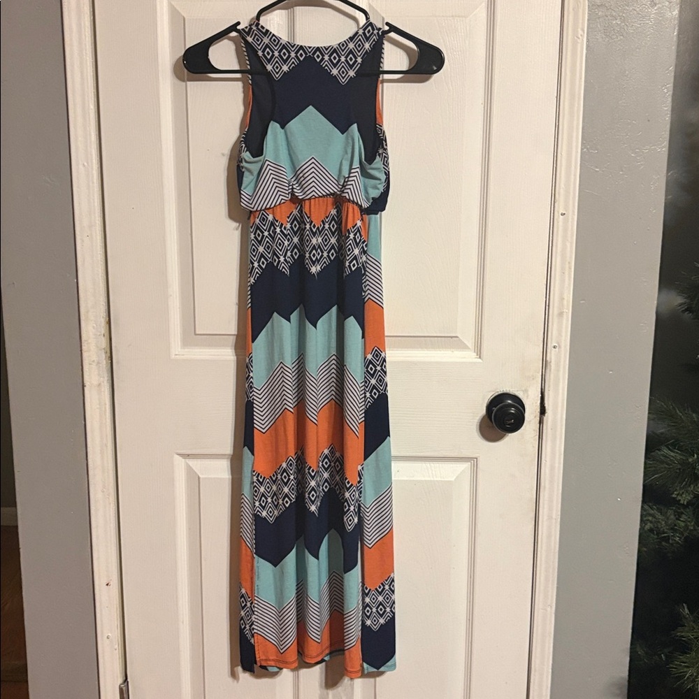 Trixxi Three Pink Hearts Navy Dress